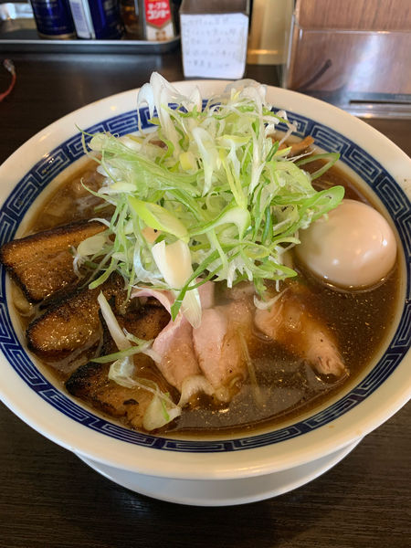 「煮干全載せ蕎麦(中盛)」@中華蕎麦 こばやの写真