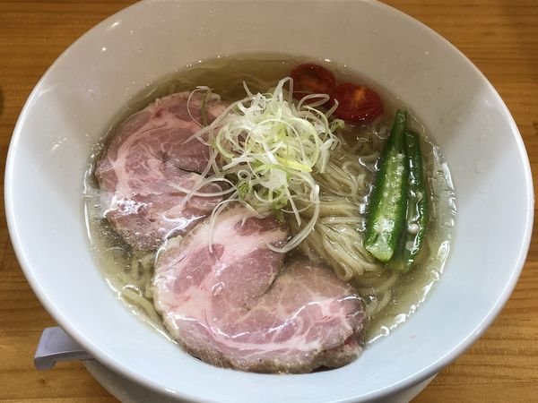 「ひやひや塩そば　￥９００」@麺屋 希楽夢の写真