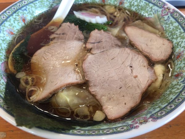 「ワンタンメン870円」@白河手打中華 ひかるの写真