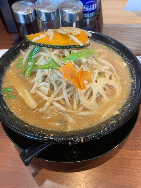 「野菜味噌ラーメン」@とろこく味噌らーめん みそや源兵衛 西多賀店の写真