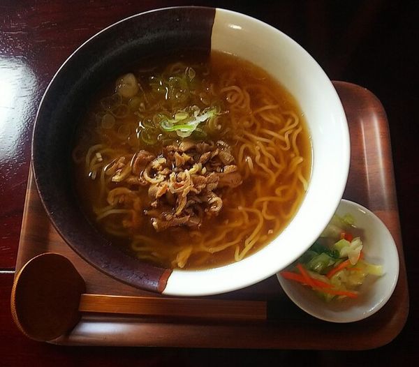 「肉中華（冷）700円」@そば処 古民家んの写真