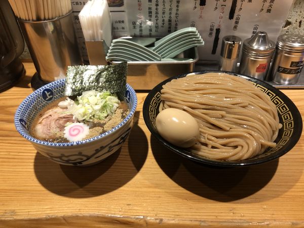 「つけ麺 中 味玉」@中華蕎麦うゑずの写真