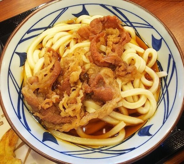 「肉ぶっかけうどん大」@丸亀製麺 山形店の写真