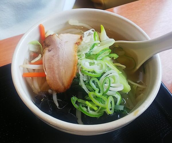 「野菜ラーメンハーフ」@幸楽苑 新西バイパス店の写真