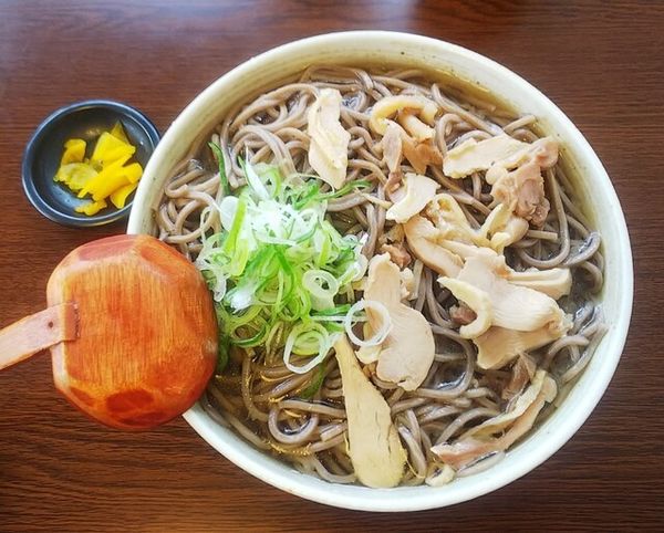 「冷たい肉そば大盛り８５０円」@そば処 ひろの写真