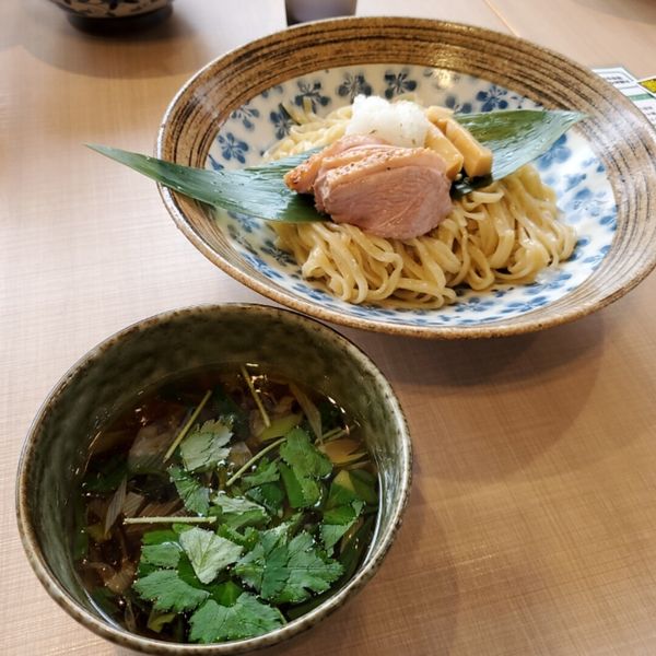 「味玉鴨つけ麺＋TKG」@㐂りん食堂の写真