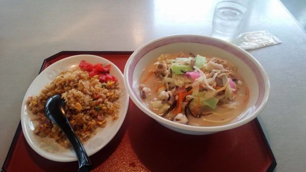 「ちゃんぽん・ミニ焼飯セット」@中華料理 太平軒の写真