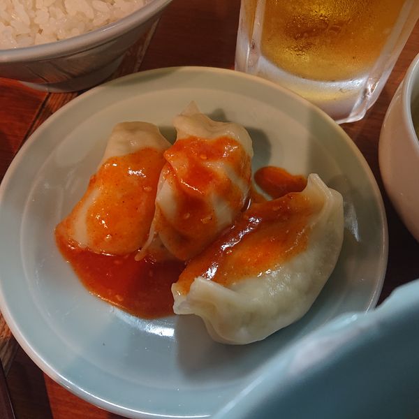 「タンタンメンセット1050円(メチャ辛)ニラ120円生ビール」@元祖ニュータンタンメン本舗 蒲田店の写真