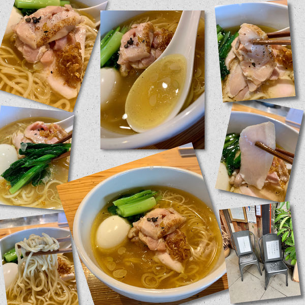 「特製地鶏そば（塩）1300円」@麺処 図鑑の写真