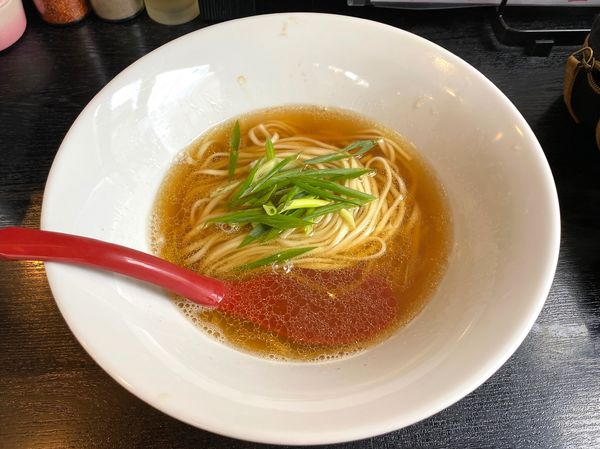 「貝と煮干と地鶏のかけラーメン ６５０円」@雨ニモマケズの写真