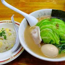キャベ玉ラーメン＋チャーハンセット