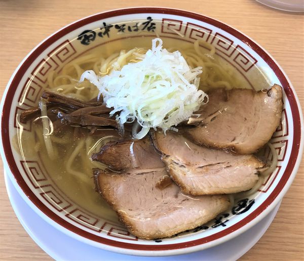 「冷やかけ中華そば」@中華そば専門 田中そば店 三郷店の写真