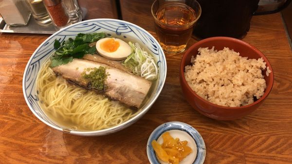 「柚子柳麺¥760、茶飯¥180」@麺屋ひょっとこの写真