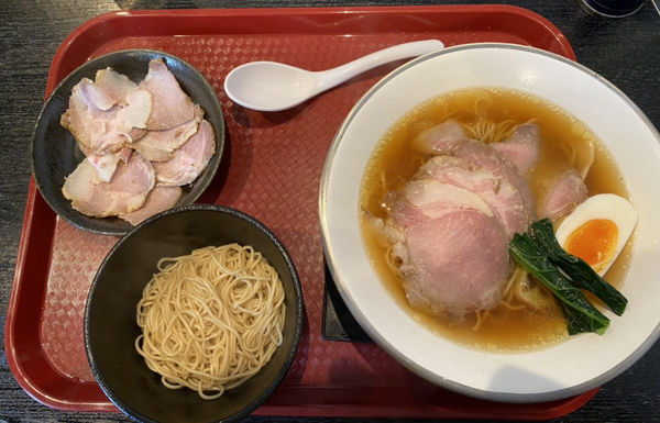 「地鶏らーめん　大盛り　チャーシュー」@麺屋 さ近 二代目の写真