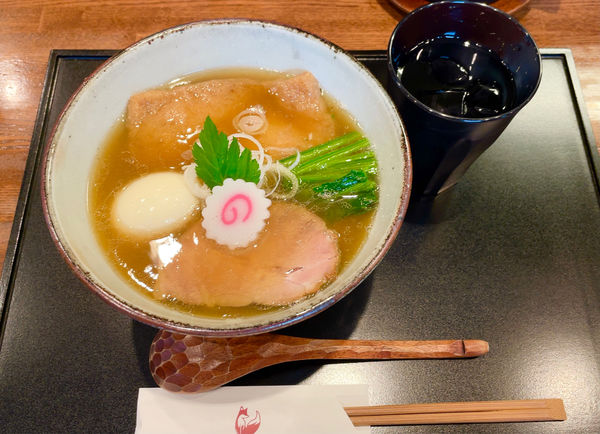 「中華蕎麦with味玉」@中華蕎麦 きつねの写真