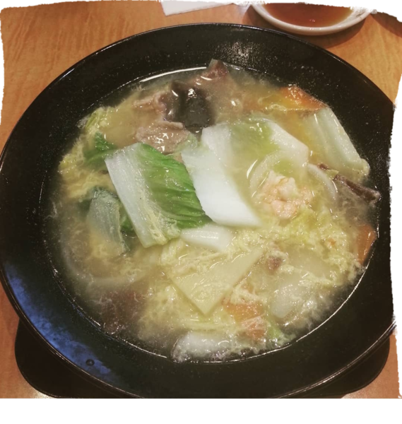 「らーめん」@餃子の王将 中川原店の写真