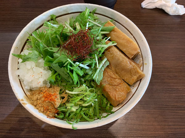 「トロ肉和え麺900円+白ごはん180円」@濃厚担々麺 台湾まぜそば はなび FC岩倉店の写真