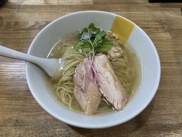 「塩生姜らー麺」@塩生姜らー麺専門店 MANNISH 亀戸店の写真