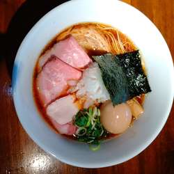 名古屋コーチンらーめん 味玉 大盛