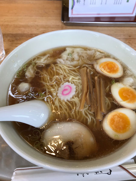 「ワンタンメン　味玉」@大勝軒 東川口の写真