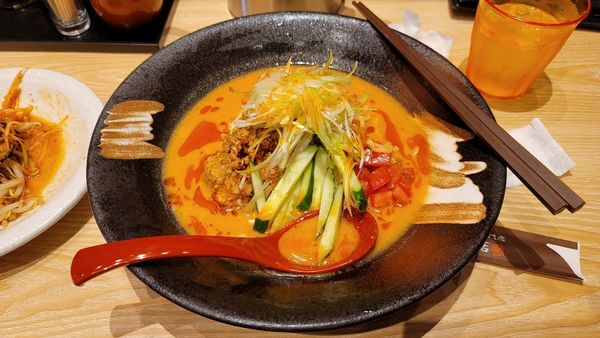 「期間限定　冷やしタンタン麺」@味噌乃屋 田所商店 イオンモール新利府南館店の写真