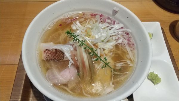 「鯛だし塩そば（限定）900円」@新橋 纏 不動前店の写真