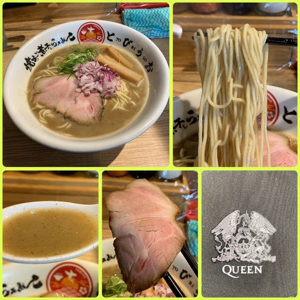 「濃厚焼あご煮干しらぁめん¥850+替玉¥100」@焼きあご煮干しらぁめん とびうおの写真