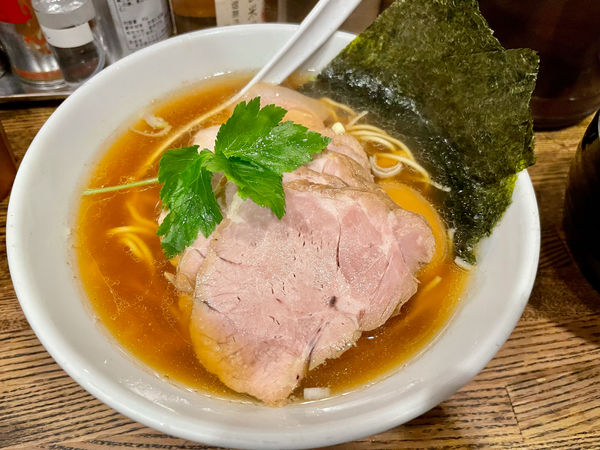 「特製平子煮干しそば（1,000円）」@新橋 纏の写真