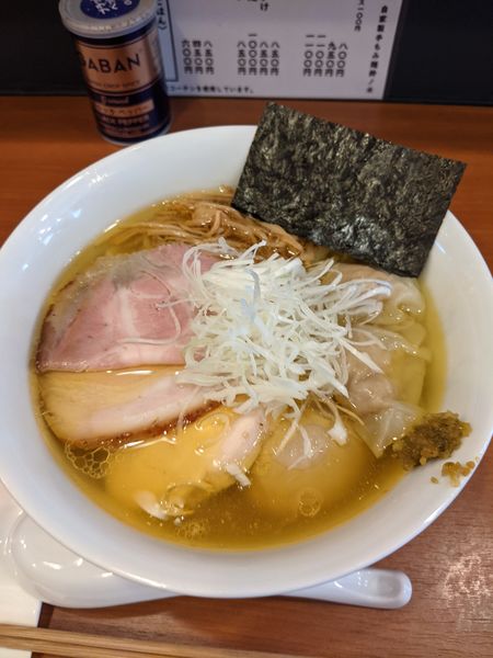 「特製ラーメン（塩）」@自家製手もみ麺 鈴ノ木の写真
