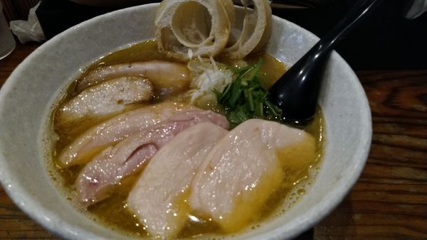 「おろし新生姜と鶏油の塩らーめん」@らーめん専門 和海の写真