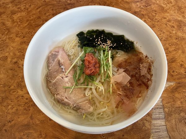 「夏らーめん(冷製)830円」@LOVE&SALT らーめん味やの写真