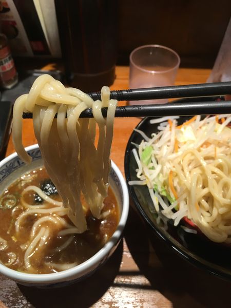 「野菜つけ麺並盛り」@つけ麺専門店 三田製麺所 神田店の写真