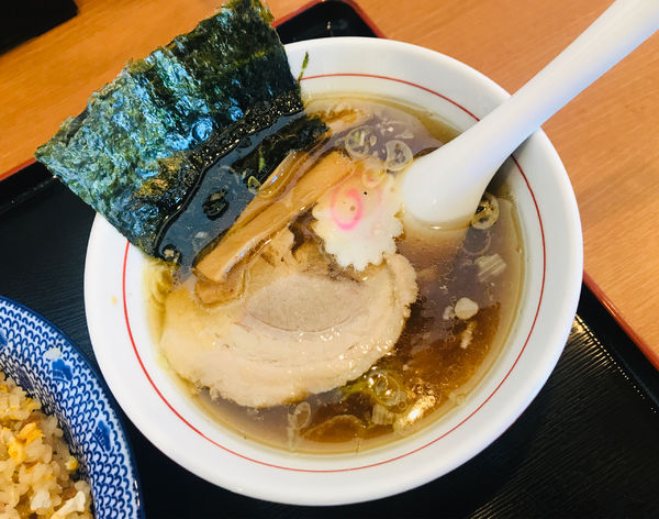「ランチA(半ラーメン＋チャーハン(飯物大盛))」@浜一番の写真