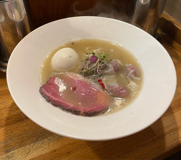 「6/27限定・猪100%の白湯(塩で)¥1780」@麺庵 小島流の写真