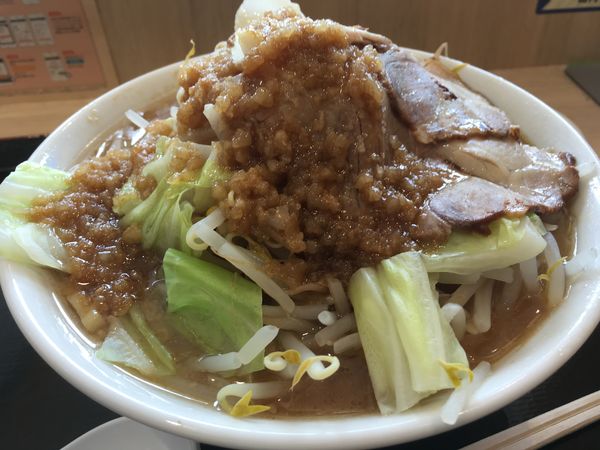 「豚煮干　野菜増し」@江戸前煮干中華そば きみはん ららぽーと豊洲マリーナキッチン店の写真