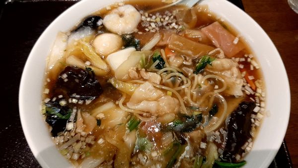 「広東麺」@スパ湯～ワールド お食事処の写真