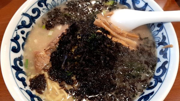 「岩のりラーメン」@がんこや かるがんラーメン つくば店の写真