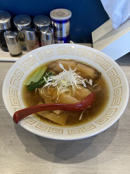 「あっさり細麺しようゆ中華そば　¥790」@MENYA free styleの写真