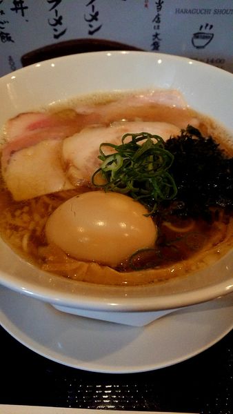 「味玉煮干しラーメン(しお)900円税込」@原口商店の写真