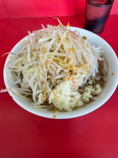 「小ラーメン 麺半分 730円」@ラーメン二郎 茨城守谷店の写真