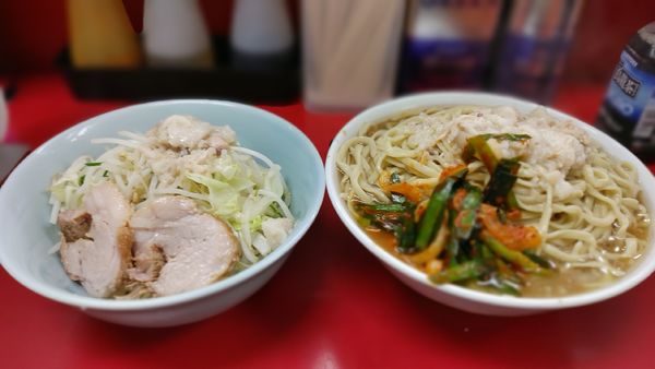 「大・ピリ辛にらだれ(ヤサイアブラ)¥930」@ラーメン二郎 中山駅前店の写真