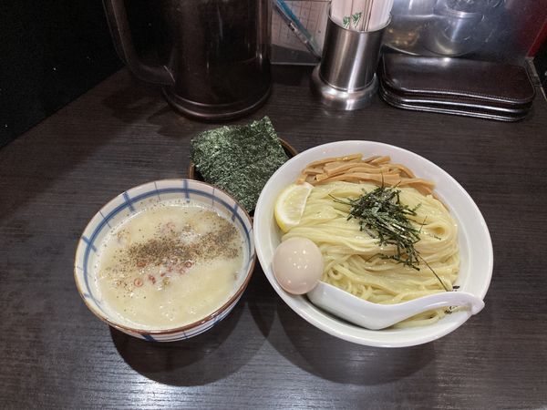 「貝出汁つけ麺【特盛】﻿」@ラーメン屋 ばーばら 幸田店の写真
