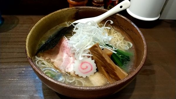 「冷やしゆず塩そば（８００円）」@麺屋 誠栄の写真