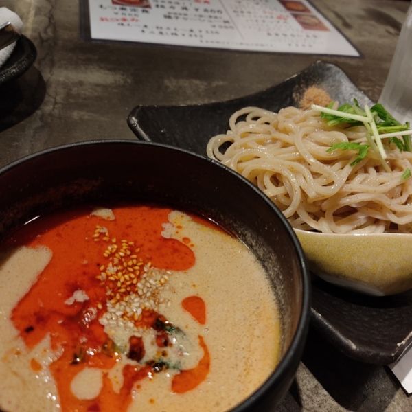 「つけ麺（中盛990円）」@担々麺 侘寂美の写真