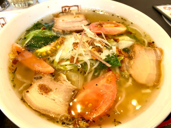 「青唐塩ラーメン」@喜多方ラーメン坂内 石岡店の写真