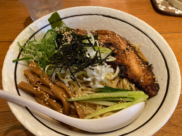 「冷やしゆずらーめん大盛り1,020円」@中華そば しんの助の写真