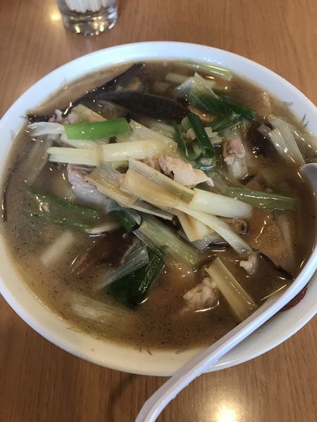 「椎茸そば、大盛り」@中華料理 十八番 八丁堀店の写真