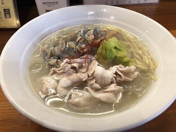 「カキ煮こごりの冷やし」@醤油と貝と麺そして人と夢の写真
