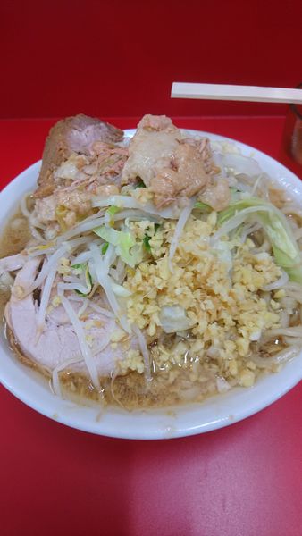 「ラーメン小 ￥750」@ラーメン二郎 大宮公園駅前店の写真