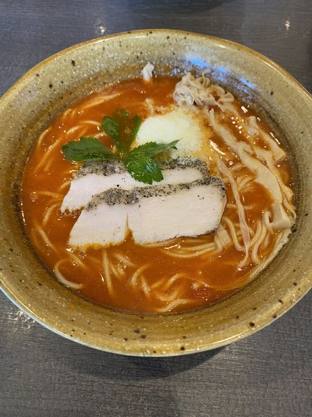 「赤姫ラーメン塩」@麺屋 かぐやの写真